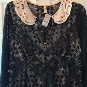 Free People Vintage style lace dress